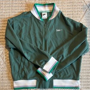 Nike Forest Green Zip-Up Jacket